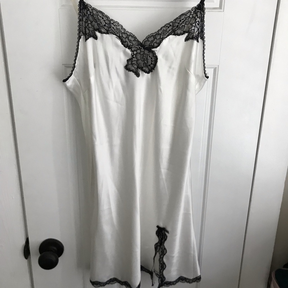 Victoria Satin and Lace Slip